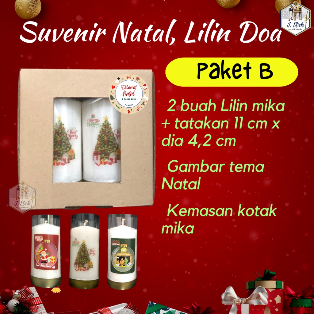 Suvenir Lilin Doa, tema Natal