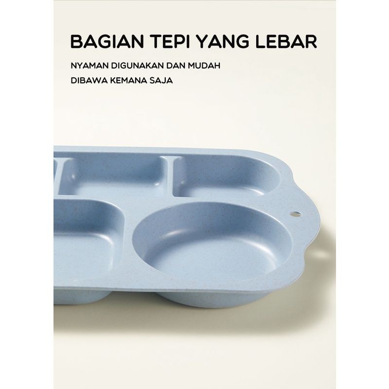 Bonbox BTW60 Set Alat Makan Jerami Anak