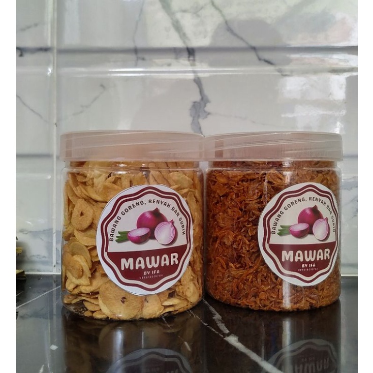 

Bawang putih goreng asli tanpa tepung