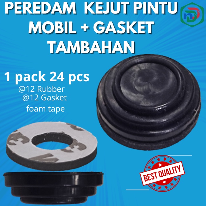 Karet Peredam Pintu Mobil - Peredam Suara Pintu Mobil - Peredam Kejut Pintu Mobil 12 Set