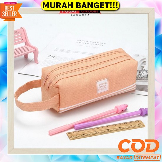 Tempat Kotak Tepak Pensil Aesthetic Kotas Pensil Anak Sekolah Gliter Korea Tepak Pensil Gliter Anak 