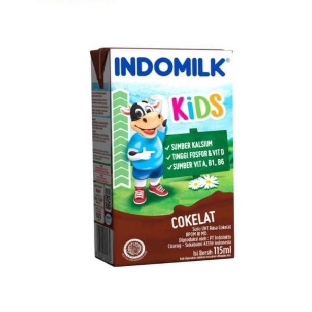 

INDOMILK KIDS SUSU UHT SUSU CAIR KEMASAN KOTAK 115ML RASA COKLAT DAN STROBERI