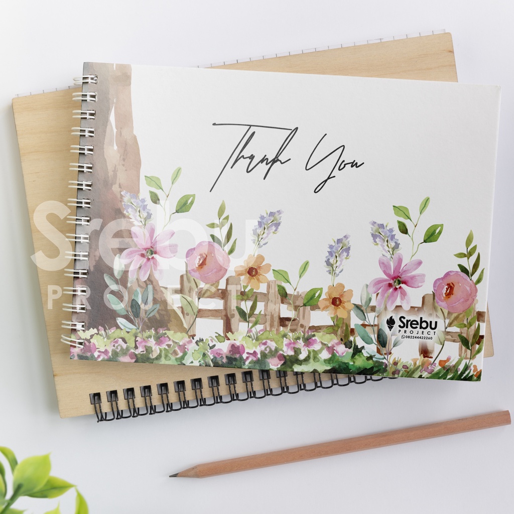 

RK (SR022) Buku Tamu Pernikahan Hardcover dan Softcover murah / Guest Book Isi 310 Tamu