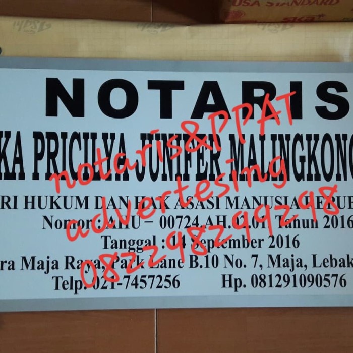 

PLANG PAPAN NAMA