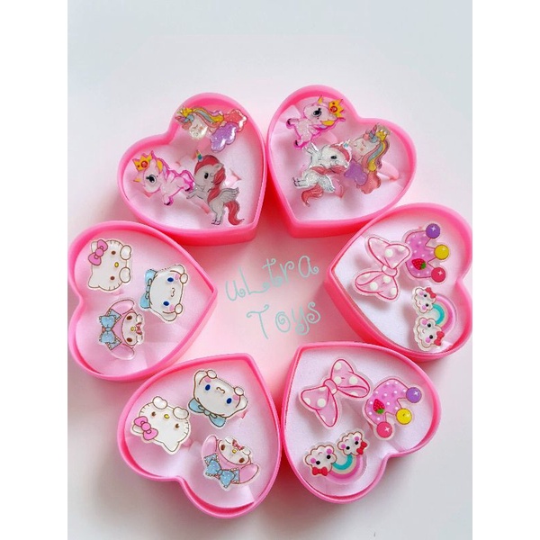 [ULTRATOYS] CINCIN BOKS KECIL ANAK ISI 3PC IMUT