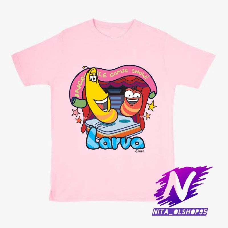 BAJU ANAK KAOS ANAK LARVA SERIAL ANIMASI
