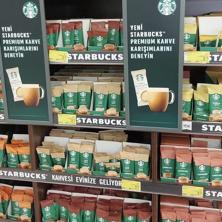 

A(56») Starbucks Premium Instant Coffee sachet turkey kopi turki super keren