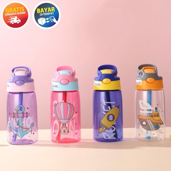 GOKIDO - KP102 BOTOL MINUM ANAK MURAH TALI SEDOTAN TEMPAT MINUM ANAK LUCU
