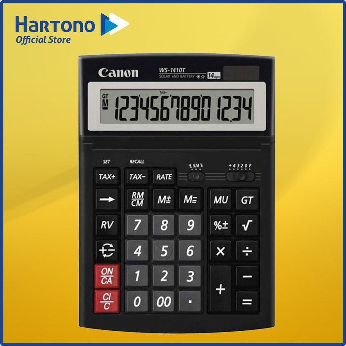 

CANON - DEKSTOP CALCULATOR WS-1410THB #ORIGINAL