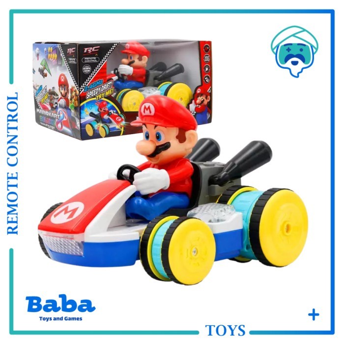 Mainan Mobil Remote Control / RC Mario Kart 8 Deluxe
