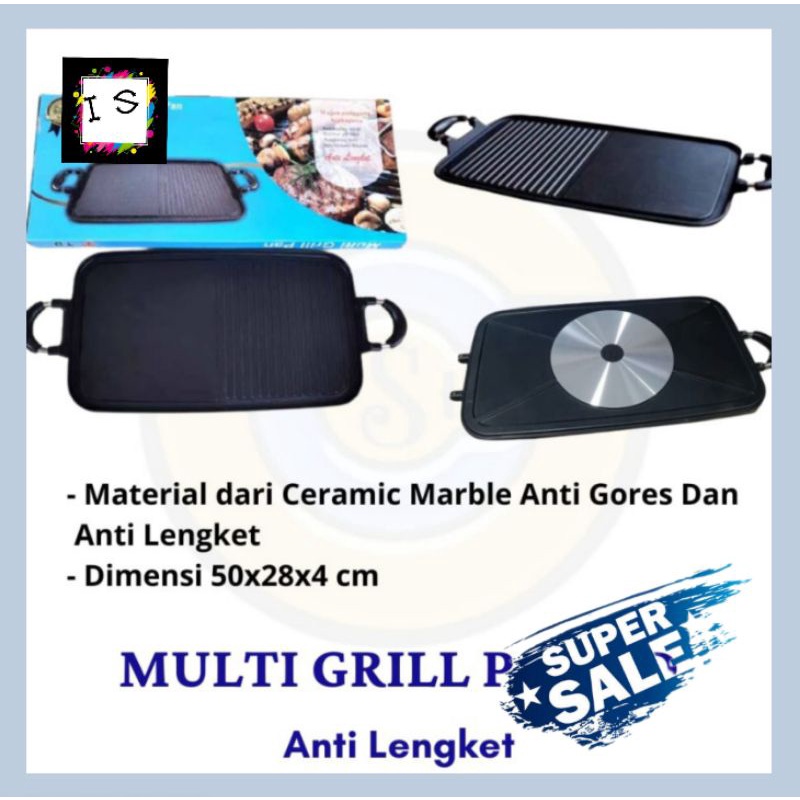 Panggangan BBQ Multi Grill Pan/Alat Panggang dagin dan sayur