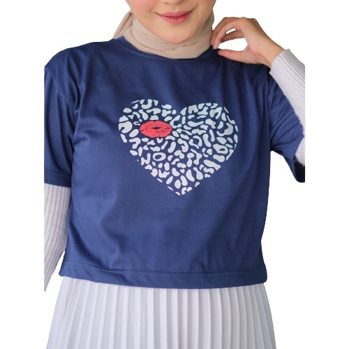 Promo Baju Atasan Wanita Terbaru Kaos Crop Top COTTON BIGLOVE