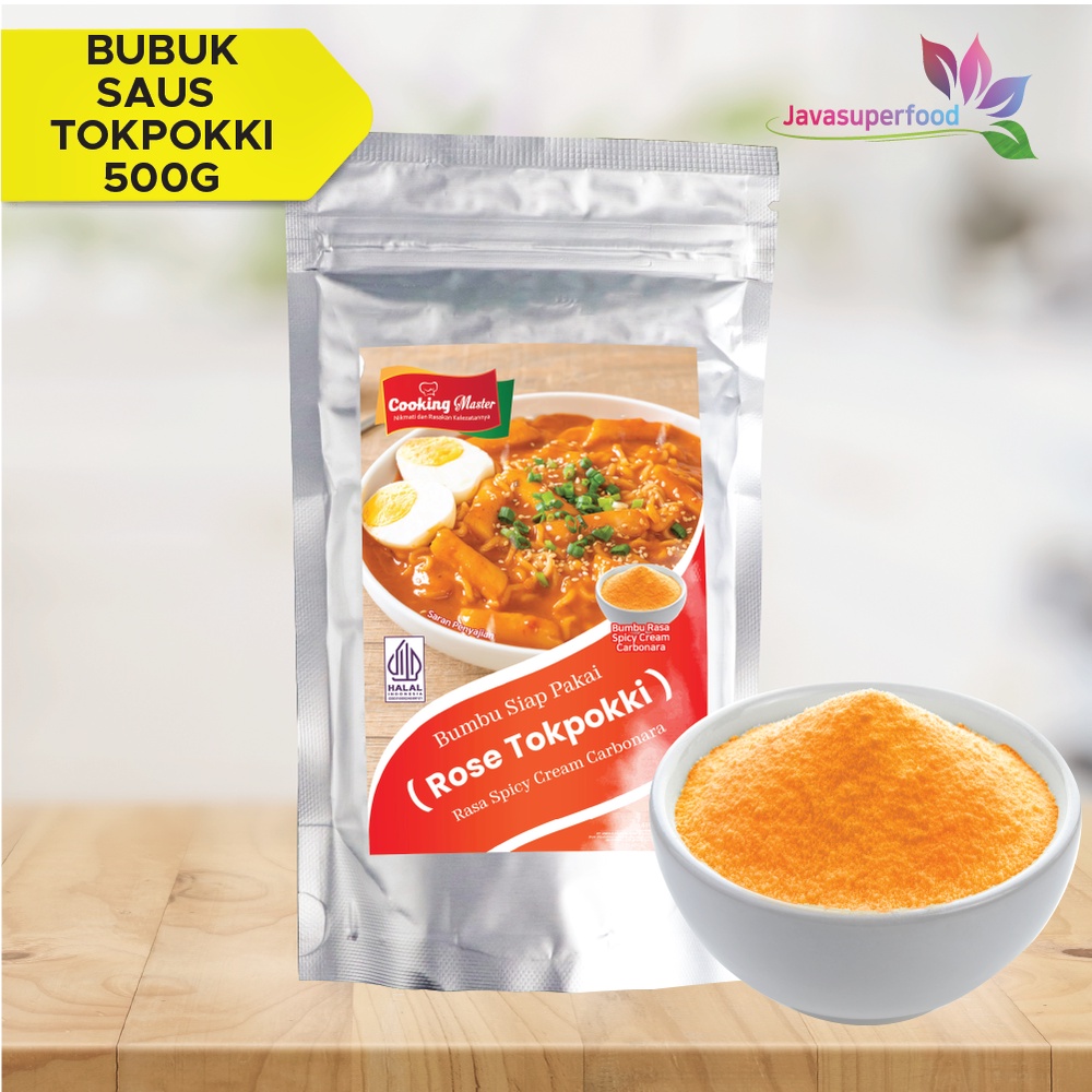 

Bubuk Saus Tokpokki \ Rose Tteokbokki \ Spicy Cream Carbonara Tteokbokki 500G