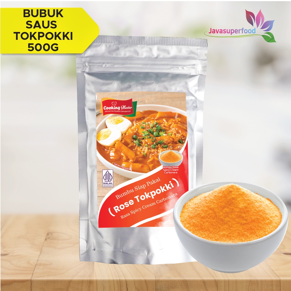 Bubuk Saus Tokpokki  Rose Tteokbokki  Spicy Cream Carbonara Tteokbokki 500G