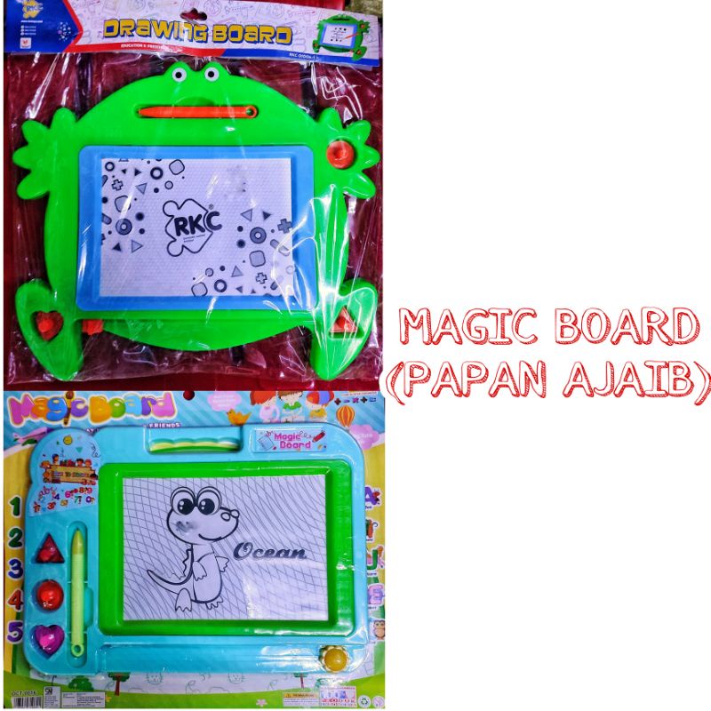 

Magic Board (Papan Tulis hapus Magnet)