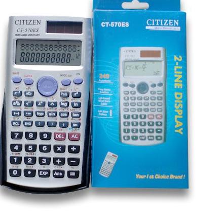 

Kekinian - Kalkulator Scientific Citizen CT 570 Es CT 570ES ... ...