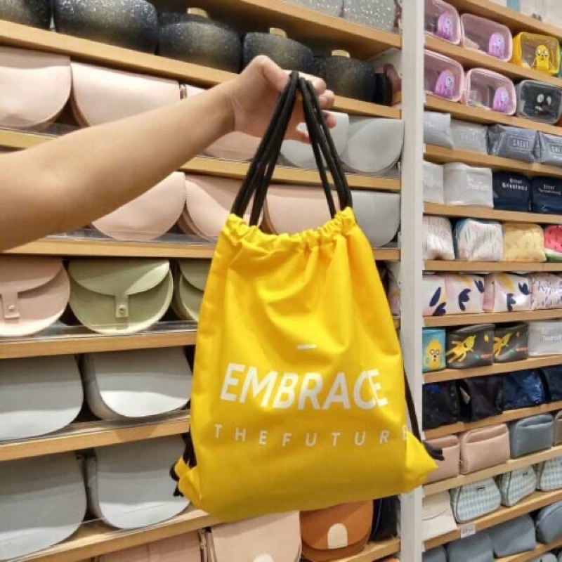 Tas serut ransel embarce miniso