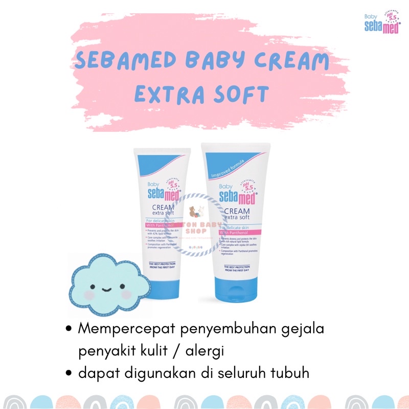 Sebamed Baby Cream Extra Soft 50 ml &amp; 200 ml