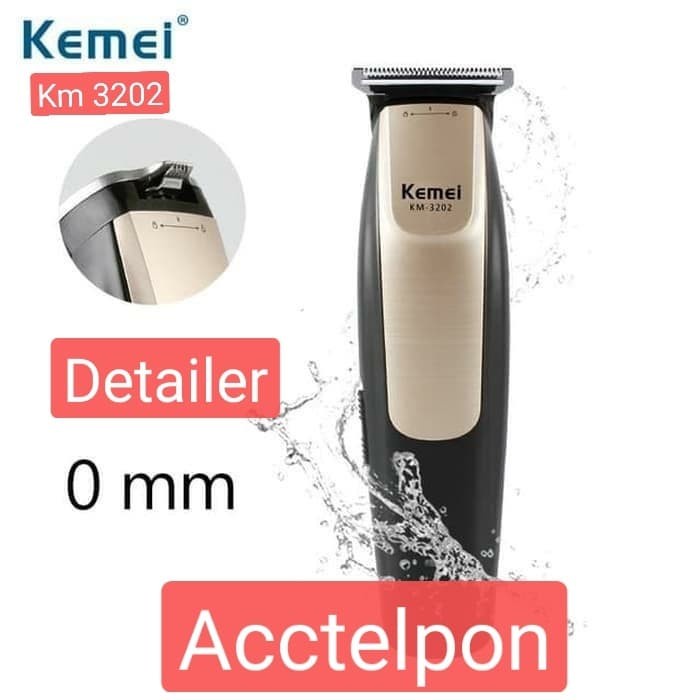Alat Cukur Rambut Kemei KM-3202 hair clipper modelling alat potong rambut/alat cukur(K6L4) Alat Cuku