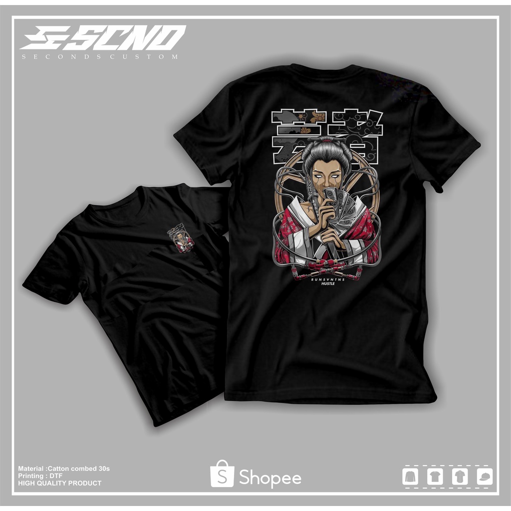 Kaos/Baju Anime Samurai Keren