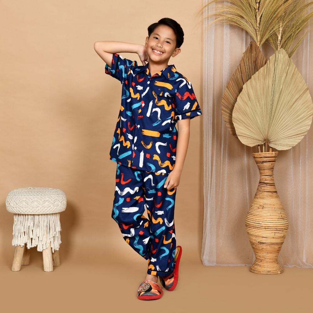 Cleopatra Piyama Anak Laki Usia 8 - 12 Tahun ( kids Size 8 / 10 / 12 ) Bahan Microtex / Piyama Anak Cowo / Piyama Karakter / Piyama Motif Anak - Part 2