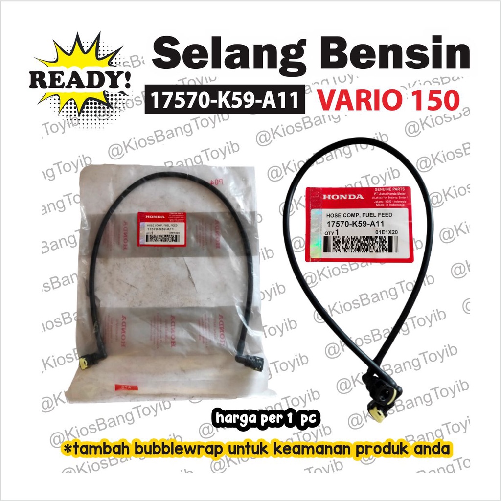 Selang Bensin Injeksi Injektor Fuel Pump HONDA VARIO 150 (17570-K59)