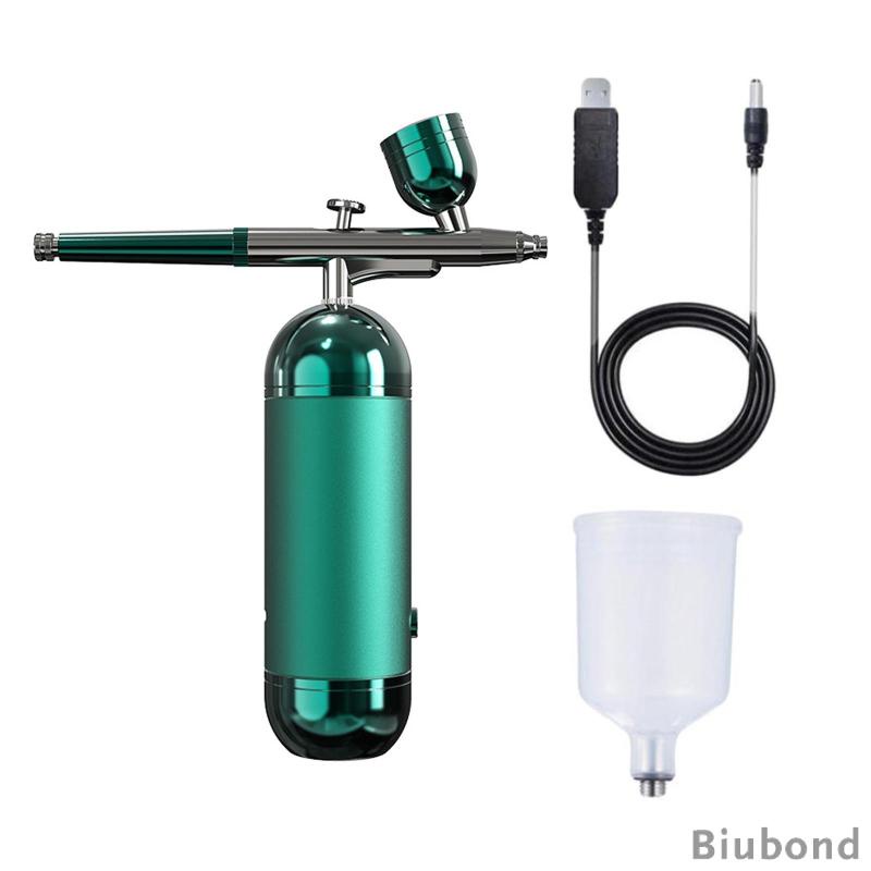 [Biubond] Aksesoris Set Airbrush Portable Pompa Sprayer Mini Untuk Nail Art Sepatu DIY, Lukisan Makeup