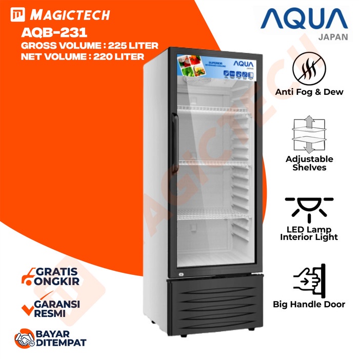 SHOWCASE AQUA AQB-231 220 LITER - 4 RAK