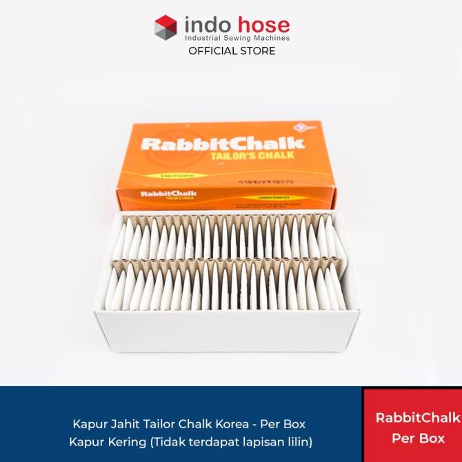 

[BISA COD] Indohose RabbitChalk Kapur Jahit Tailor Chalk Korea - Per Box