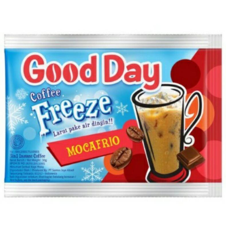 

[P-1&Y ❤) ♥️Krieger♥️ Good Day Freeze Mocafrio sachet 30gr All variant premium