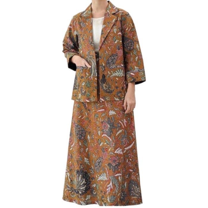 setelan batik rok setelan blus&rok/ setelah wanita/ trigasi