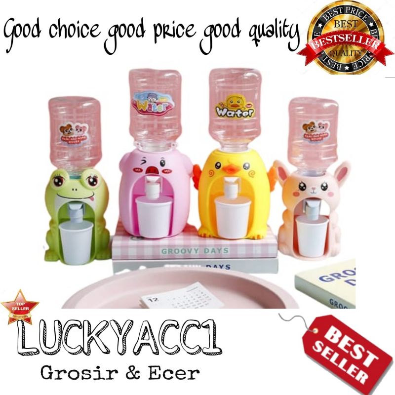 LC - Dispenser mini mainan viral dispenser anak motif karakter lucu / dispenser air galon mini anak 