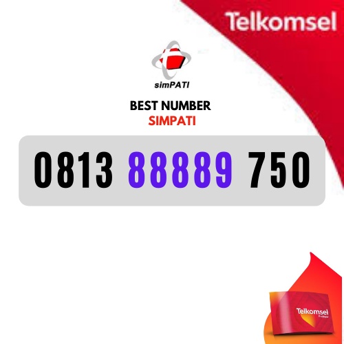 Nomor Cantik Telkomsel - Nomor Cantik Simpati - Nomer Cantik Telkomsel - Nomer Cantik Simpati 4G LTE Kwartet 8888 89 Hoki