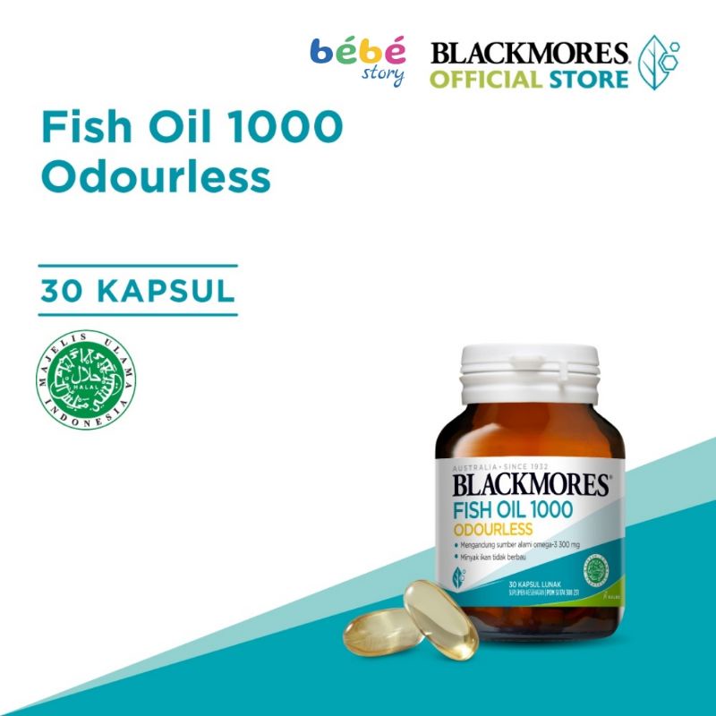 BLACKMORES FISH OIL 1000 ODOURLESS