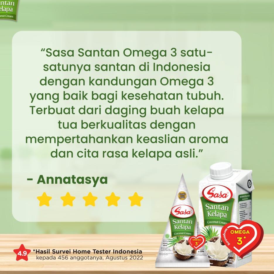 

[KODE VGMKI] Sasa Santan Cair 200ml x 2 Pcs