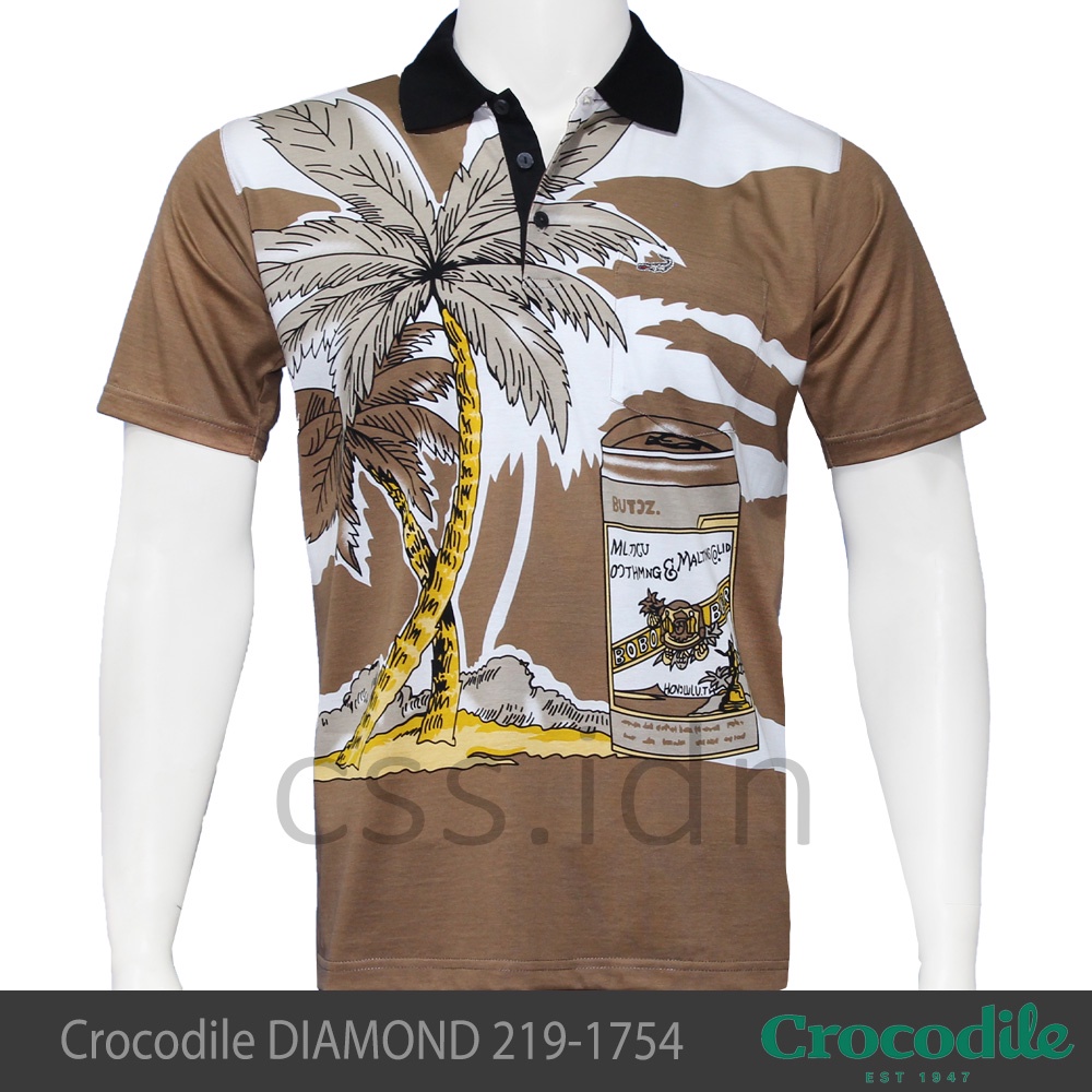 Kaos Kerah Pria Crocodile Diamond 219-1754