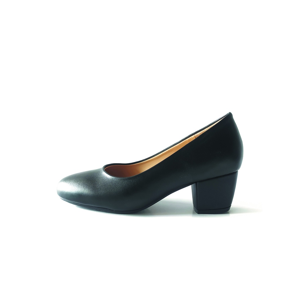 Workswell Sepatu Kerja Wanita medium Heels 5cm Kode 4402 Hitam Doff