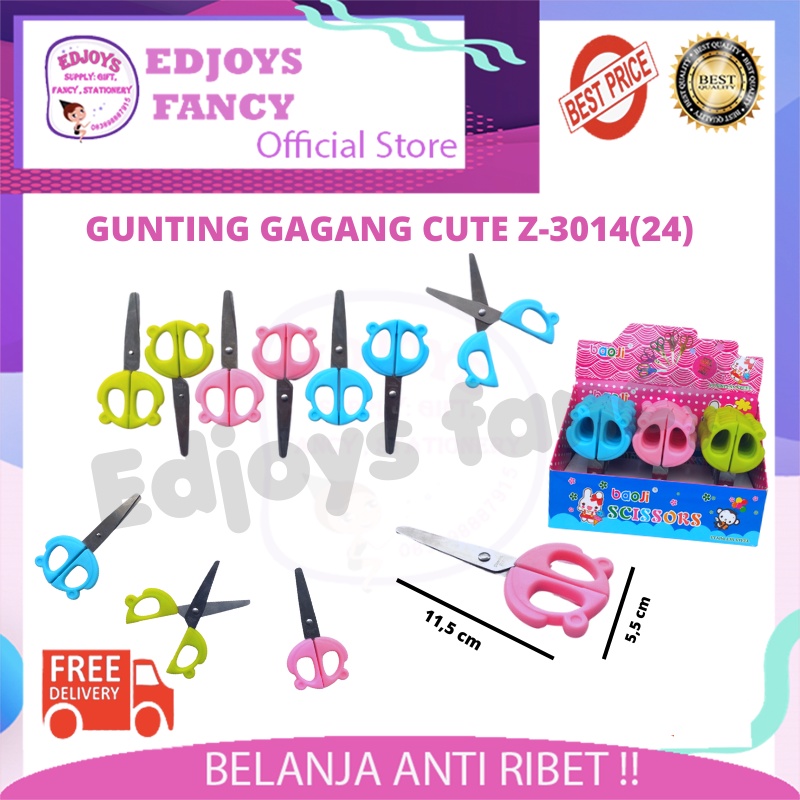 

gunting anak fancy gagang cute Z-3014(24)