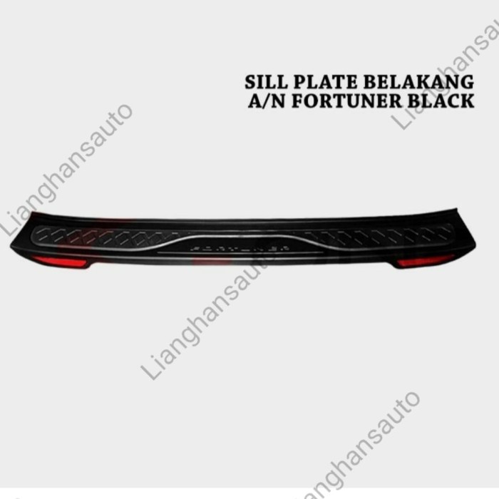 Sillplate Belakang Toyota Fortuner Lama With Reflector #Original