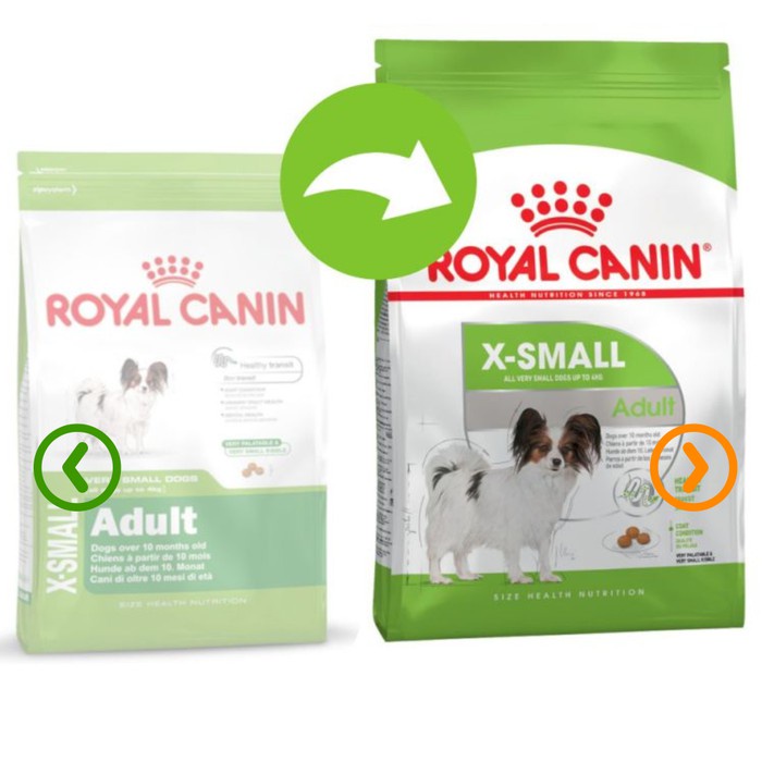 Makanan Anjing Royal Canin XSmall X-Small Adult 500gr DryFood