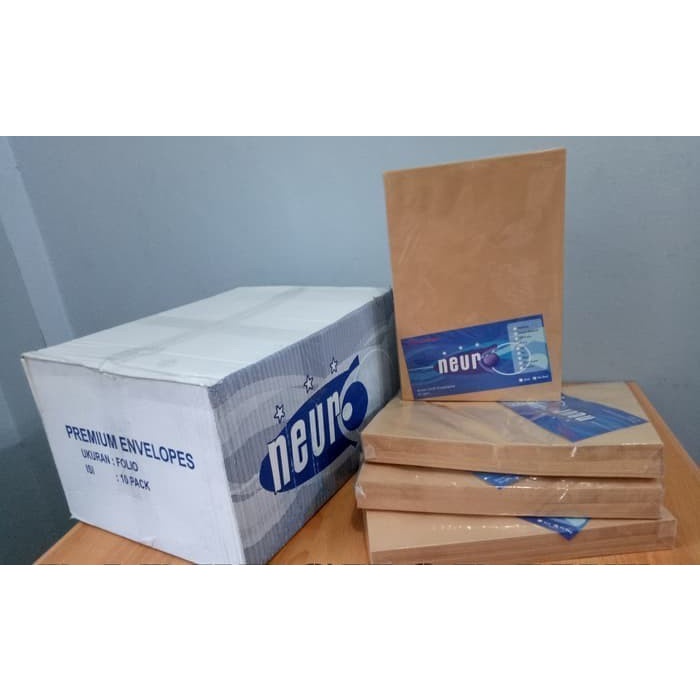 

✨NEW✨ - KHUSUS GOSEND!!! Neuro Amplop Coklat Ukuran Folio SEAL
