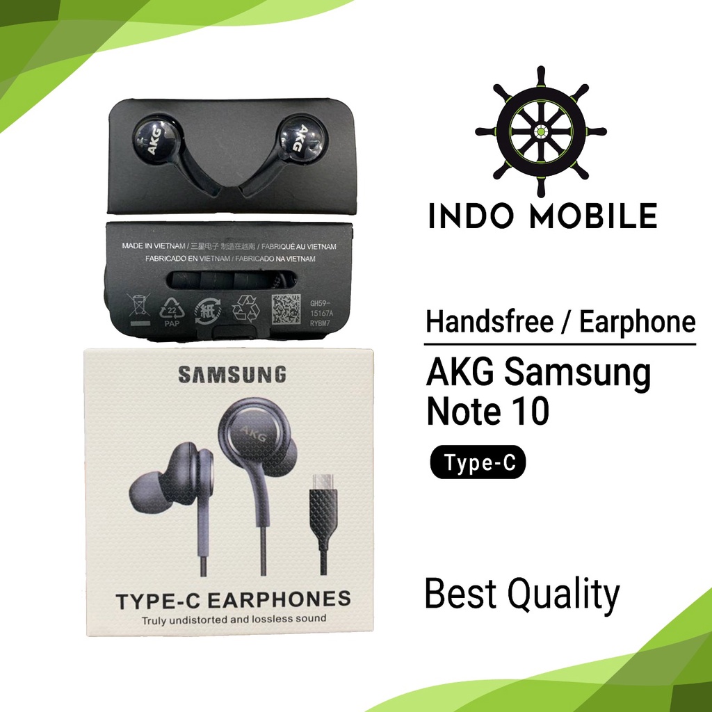 HANDSFREE / EARPHONE AKG SAMSUNG NOTE10 TYPE-C