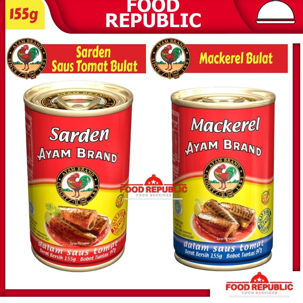 

Penawaran Terbaik AYAM BRAND 155 GR IKAN SARDINES / MACKEREL KALENG SARDEN FISH TOMAT