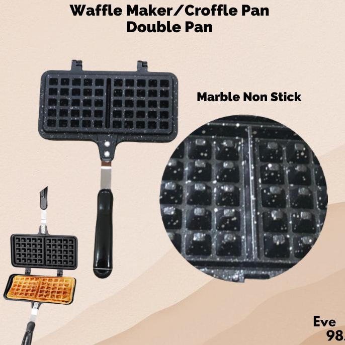 (READY) Waffle Pan Wafel Maker Cetakan Wafel Croffle Pan Teflon