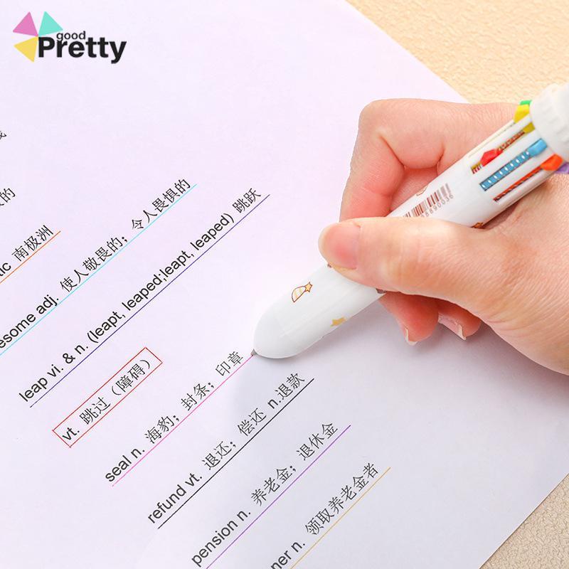 10 warna beruang lucu beruang alat tulis kantor pena siswa - PD