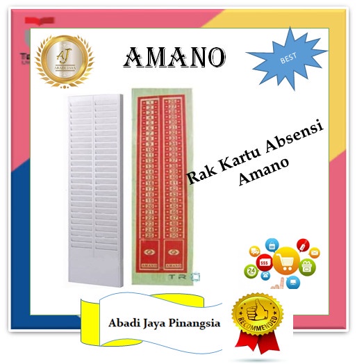 

RAK AMANO - RAK KARTU ABSENSI AMANO (ISI 50" S)