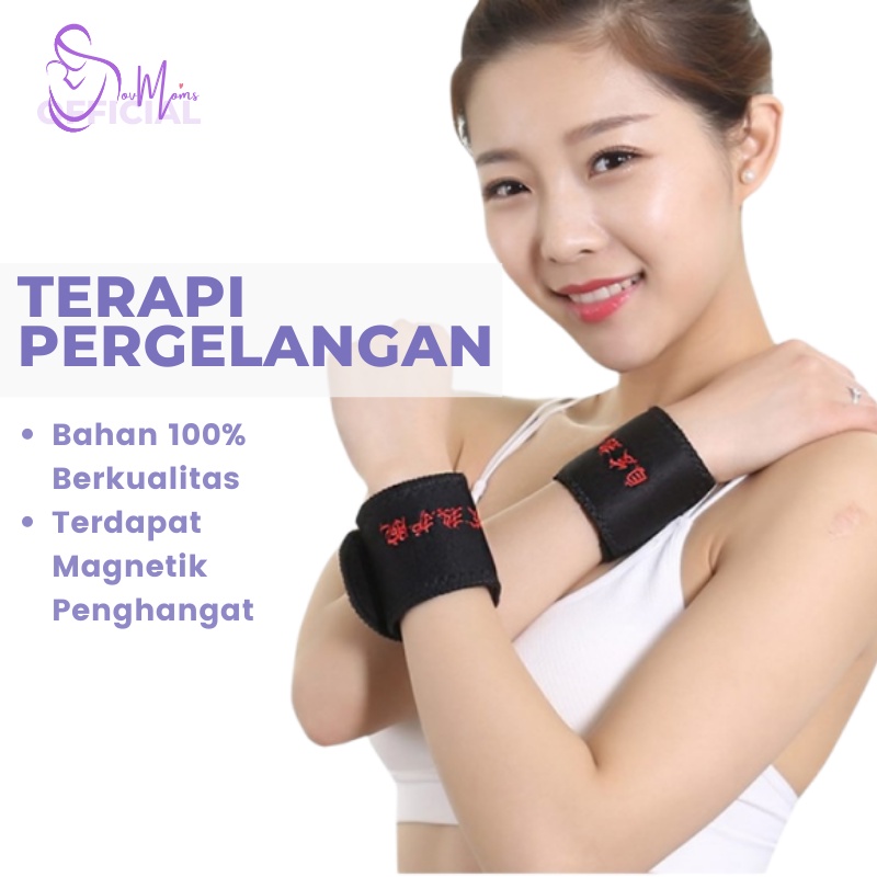 Deker Pergelangan Tangan Sabuk Terapi Perawatan Tubuh Alat Terapi 2 Pcs