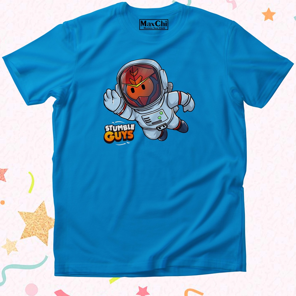 Kaos Anak Remaja Dewasa Stumble Guys Astronot Turkish