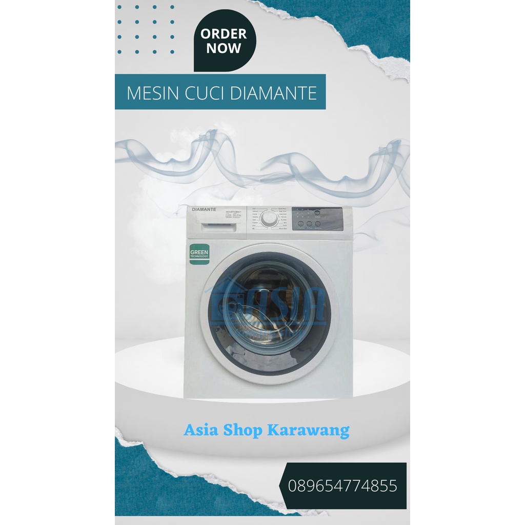 Mesin Cuci Diamante 10512 Front Loading