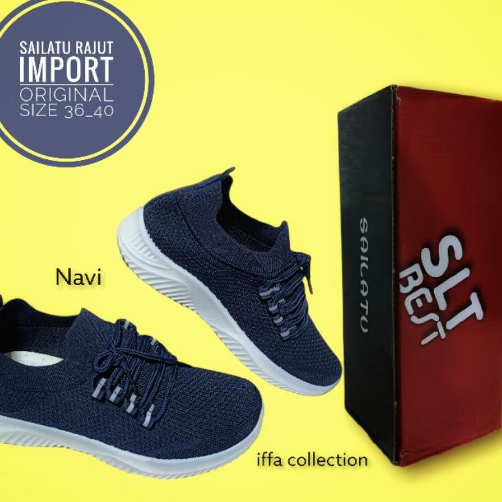 Terbaru sepatu rajut import sailatu dan collin original